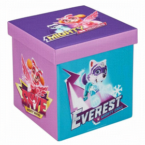 FRESH Home Elements Paw Patrol Skye Storage Cube, 15" Ottoman and Footrest